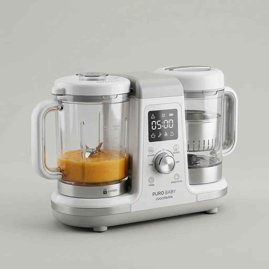 Alquiler de cocina a vapor para papillas y homogeneizador en Cagliari