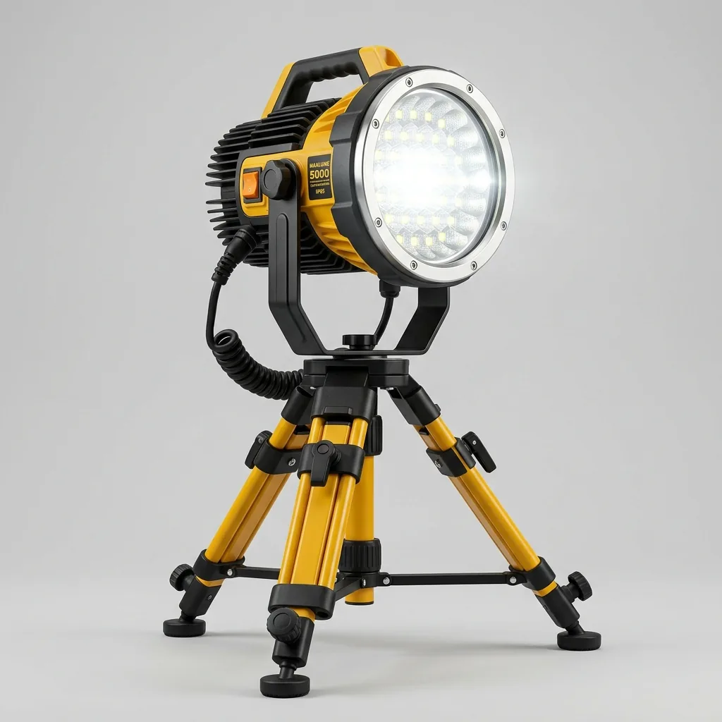Alquiler de iluminación LED para obras de construcción en Cagliari