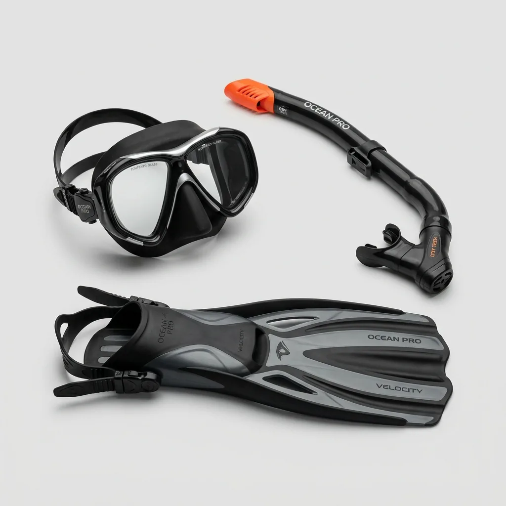 Alquiler de kit de snorkel (máscara, snorkel y aletas) en Cagliari