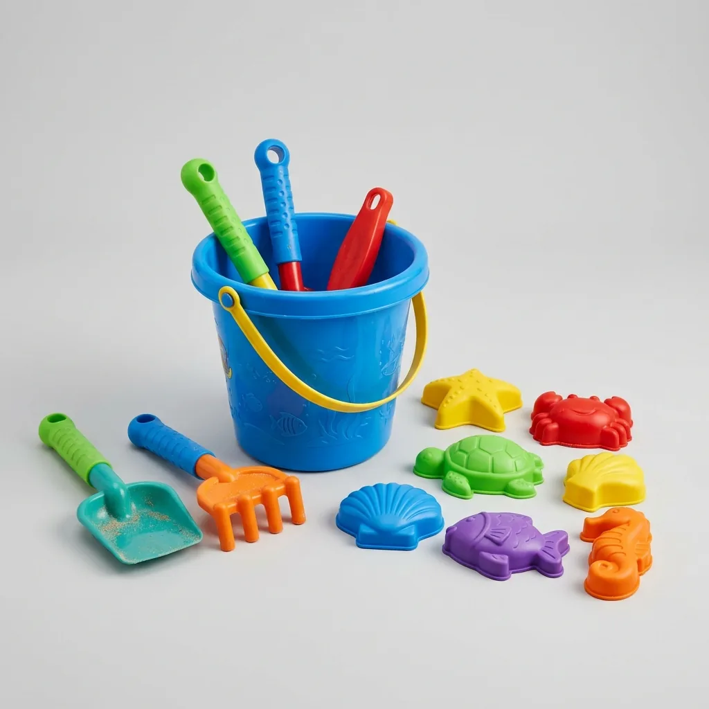 Alquiler de kit de playa infantil con carpa anti-UV en Cagliari