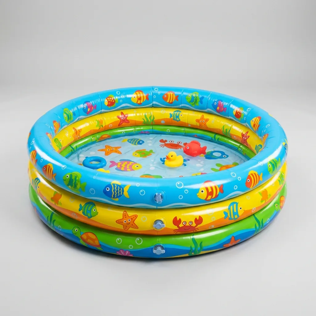 Alquiler de mini piscina hinchable de playa para bebés en Cagliari