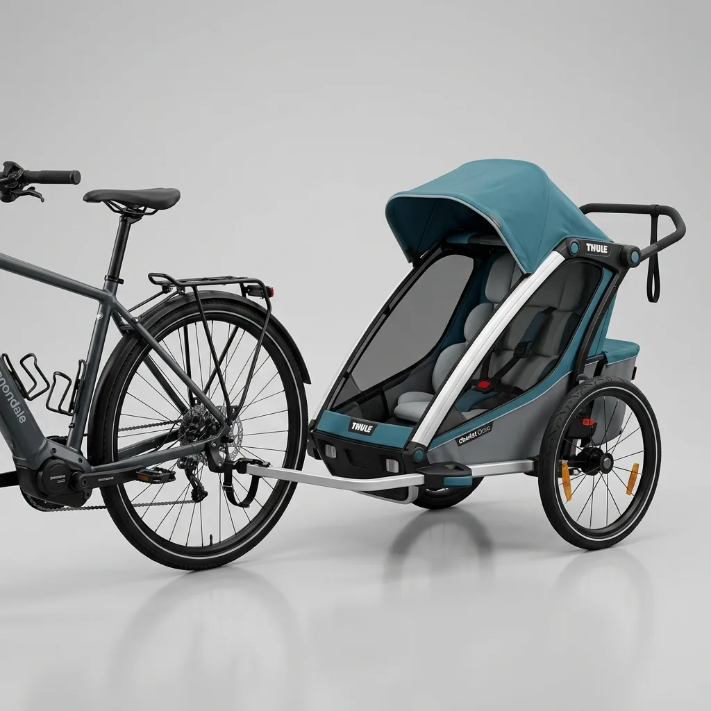 Alquiler de carritos y remolques para bicicletas para niños en Cagliari