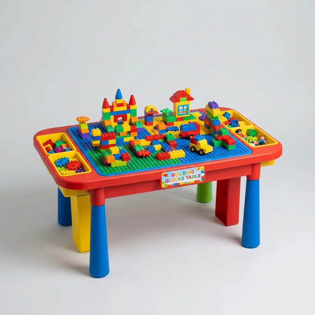 Alquiler de mesa de construcción para niños en Cagliari